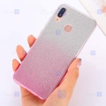 قاب ژله ای اکلیلی سامسونگ Glitter Gradient Color Alkyd Jelly Case Samsung Galaxy M20