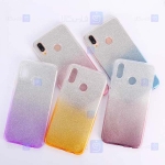 قاب ژله ای اکلیلی سامسونگ Glitter Gradient Color Alkyd Jelly Case Samsung Galaxy M20