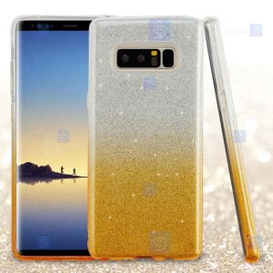قاب ژله ای اکلیلی سامسونگ Glitter Gradient Color Alkyd Jelly Case Samsung Galaxy Note 8