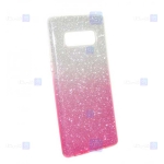 قاب ژله ای اکلیلی سامسونگ Glitter Gradient Color Alkyd Jelly Case Samsung Galaxy Note 8