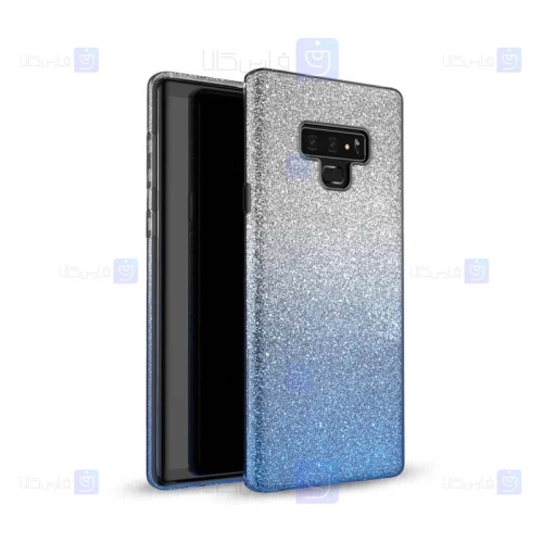 قاب ژله ای اکلیلی سامسونگ Glitter Gradient Color Alkyd Jelly Case Samsung Galaxy Note 9