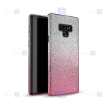 قاب ژله ای اکلیلی سامسونگ Glitter Gradient Color Alkyd Jelly Case Samsung Galaxy Note 9