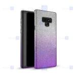 قاب ژله ای اکلیلی سامسونگ Glitter Gradient Color Alkyd Jelly Case Samsung Galaxy Note 9