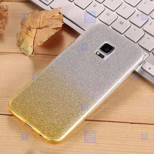 قاب ژله ای اکلیلی سامسونگ Glitter Gradient Color Alkyd Jelly Case Samsung Galaxy S5
