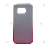 قاب ژله ای اکلیلی سامسونگ Glitter Gradient Color Alkyd Jelly Case Samsung Galaxy S7