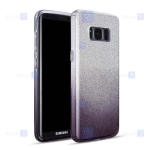 قاب ژله ای اکلیلی سامسونگ Glitter Gradient Color Alkyd Jelly Case Samsung Galaxy S8