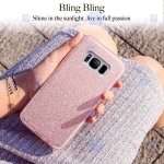 قاب ژله ای اکلیلی سامسونگ Glitter Gradient Color Alkyd Jelly Case Samsung Galaxy S8