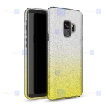 قاب ژله ای اکلیلی سامسونگ Glitter Gradient Color Alkyd Jelly Case Samsung Galaxy S9