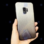 قاب ژله ای اکلیلی سامسونگ Glitter Gradient Color Alkyd Jelly Case Samsung Galaxy S9