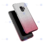 قاب ژله ای اکلیلی سامسونگ Glitter Gradient Color Alkyd Jelly Case Samsung Galaxy S9