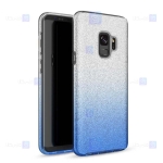 قاب ژله ای اکلیلی سامسونگ Glitter Gradient Color Alkyd Jelly Case Samsung Galaxy S9