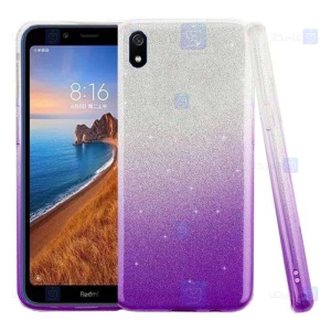 قاب ژله ای اکلیلی شیائومی Glitter Gradient Color Alkyd Jelly Case Xiaomi Redmi 7A