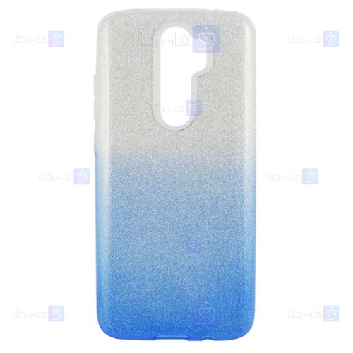 قاب ژله ای اکلیلی شیائومی Glitter Gradient Color Alkyd Jelly Case Xiaomi Redmi Note 8 Pro
