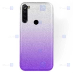 قاب ژله ای اکلیلی شیائومی Glitter Gradient Color Alkyd Jelly Case Xiaomi Redmi Note 8T
