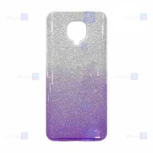 قاب ژله ای اکلیلی شیائومی Glitter Gradient Color Alkyd Jelly Case Xiaomi Redmi Note 9 Pro / Note 9 Pro Max / Note 9S