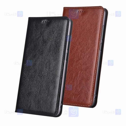 کیف محافظ چرمی بلک بری Leather Standing Cover For BlackBerry Priv
