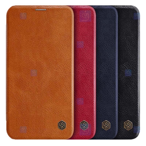 کیف محافظ چرمی نیلکین اپل Nillkin Qin Case For Apple iPhone 12 mini
