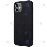 کیف محافظ چرمی نیلکین اپل Nillkin Qin Case For Apple iPhone 12 mini