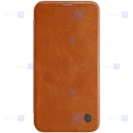 کیف محافظ چرمی نیلکین اپل Nillkin Qin Case For Apple iPhone 12 mini
