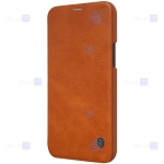 کیف محافظ چرمی نیلکین اپل Nillkin Qin Case For Apple iPhone 12 mini