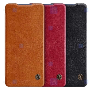 کیف محافظ چرمی نیلکین سامسونگ Nillkin Qin Case For Samsung Galaxy S20 FE 2020
