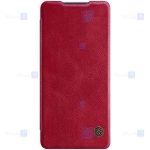 کیف محافظ چرمی نیلکین سامسونگ Nillkin Qin Case For Samsung Galaxy S20 FE 2020