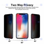 محافظ صفحه نمایش حریم شخصی تمام چسب با پوشش کامل اپل Privacy Full Screen Protector For Apple iPhone 12 mini