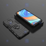 قاب محافظ ضد ضربه انگشتی شیائومی Ring Holder Iron Man Armor Case Xiaomi Redmi Note 9 Pro / Note 9 Pro Max / Note 9S