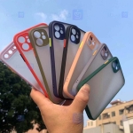 قاب محافظ مات با محافظ لنز اپل Transparent Hybrid Case Apple iPhone 12 Pro
