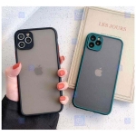 قاب محافظ مات با محافظ لنز اپل Transparent Hybrid Case Apple iPhone 12 Pro