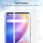 محافظ صفحه شیشه ای تمام صفحه و خمیده یو وی وان پلاس UV Full Glass Screen Protector OnePlus 8