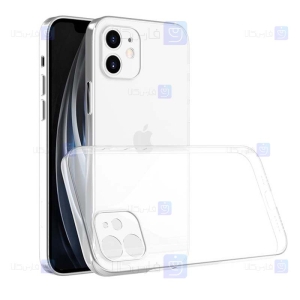 قاب محافظ ژله ای 5 گرمی با محافظ لنز آیفون Clear Jelly Case With lens Protector For Apple iPhone 12 mini