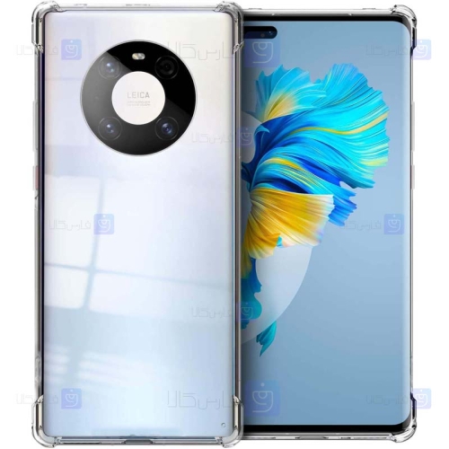 قاب محافظ ژله ای کپسول دار 5 گرمی هواوی Clear Tpu Air Rubber Jelly Case For Huawei Mate 40 Pro