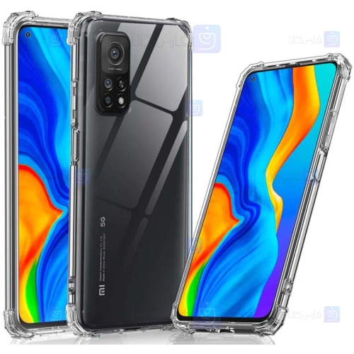 قاب محافظ ژله ای کپسول دار 5 گرمی شیائومی Clear Tpu Air Rubber Jelly Case For Xiaomi Mi 10T 5G