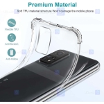 قاب محافظ ژله ای کپسول دار 5 گرمی شیائومی Clear Tpu Air Rubber Jelly Case For Xiaomi Mi 10T 5G