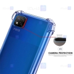 قاب محافظ ژله ای کپسول دار 5 گرمی شیائومی Clear Tpu Air Rubber Jelly Case For Xiaomi Poco C3
