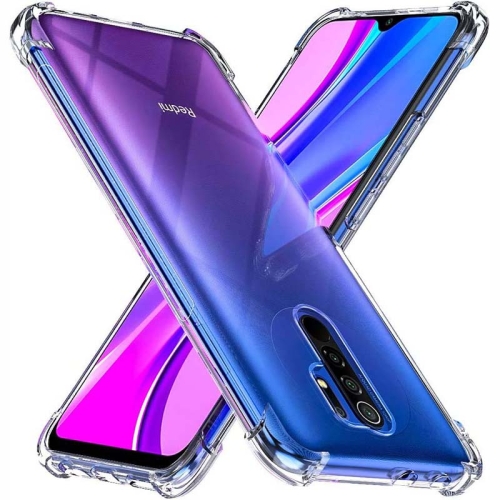 قاب محافظ ژله ای کپسول دار 5 گرمی شیائومی Clear Tpu Air Rubber Jelly Case For Xiaomi Redmi 9 Prime