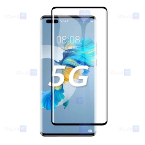 محافظ صفحه نمایش تمام چسب با پوشش کامل هواوی Full Glass Screen Protector For Huawei Mate 40 Pro