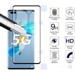 محافظ صفحه نمایش تمام چسب با پوشش کامل هواوی Full Glass Screen Protector For Huawei Mate 40 Pro