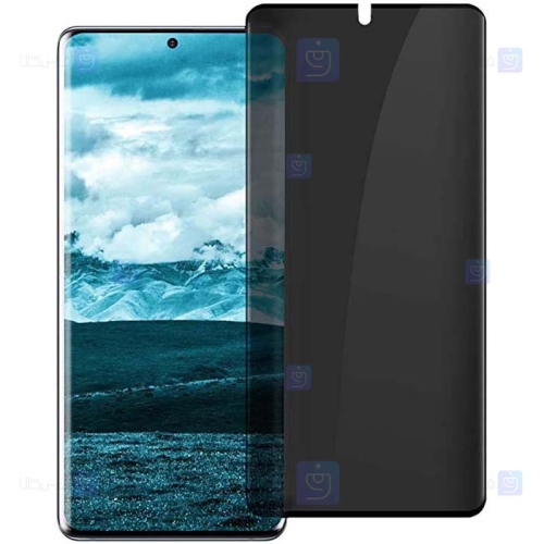 محافظ صفحه نمایش سرامیکی حریم شخصی تمام صفحه سامسونگ Full Privacy Ceramics Screen Protector Samsung Galaxy S20 Plus