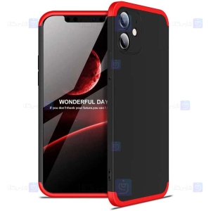 قاب محافظ با پوشش 360 درجه آیفون GKK Color Full Cover For Apple iPhone 12 mini