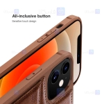 قاب محافظ چرمی نیلکین اپل Nillkin Aoge Leather Case Apple iPhone 12
