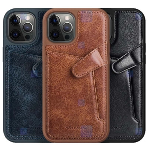 قاب محافظ چرمی نیلکین اپل Nillkin Aoge Leather Case Apple iPhone 12 Pro Max