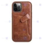 قاب محافظ چرمی نیلکین اپل Nillkin Aoge Leather Case Apple iPhone 12 Pro Max