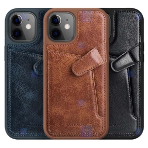 قاب محافظ چرمی نیلکین اپل Nillkin Aoge Leather Case Apple iPhone 12 mini
