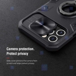 قاب محافظ نیلکین با برش لوگو اپل Nillkin CamShield Armor with LOGO cutout Case Apple iPhone 12 Pro Max