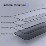 محافظ صفحه نمایش حریم شخصی تمام چسب نیلکین اپل Nillkin Guardian privacy tempered glass For Apple iPhone 12 mini