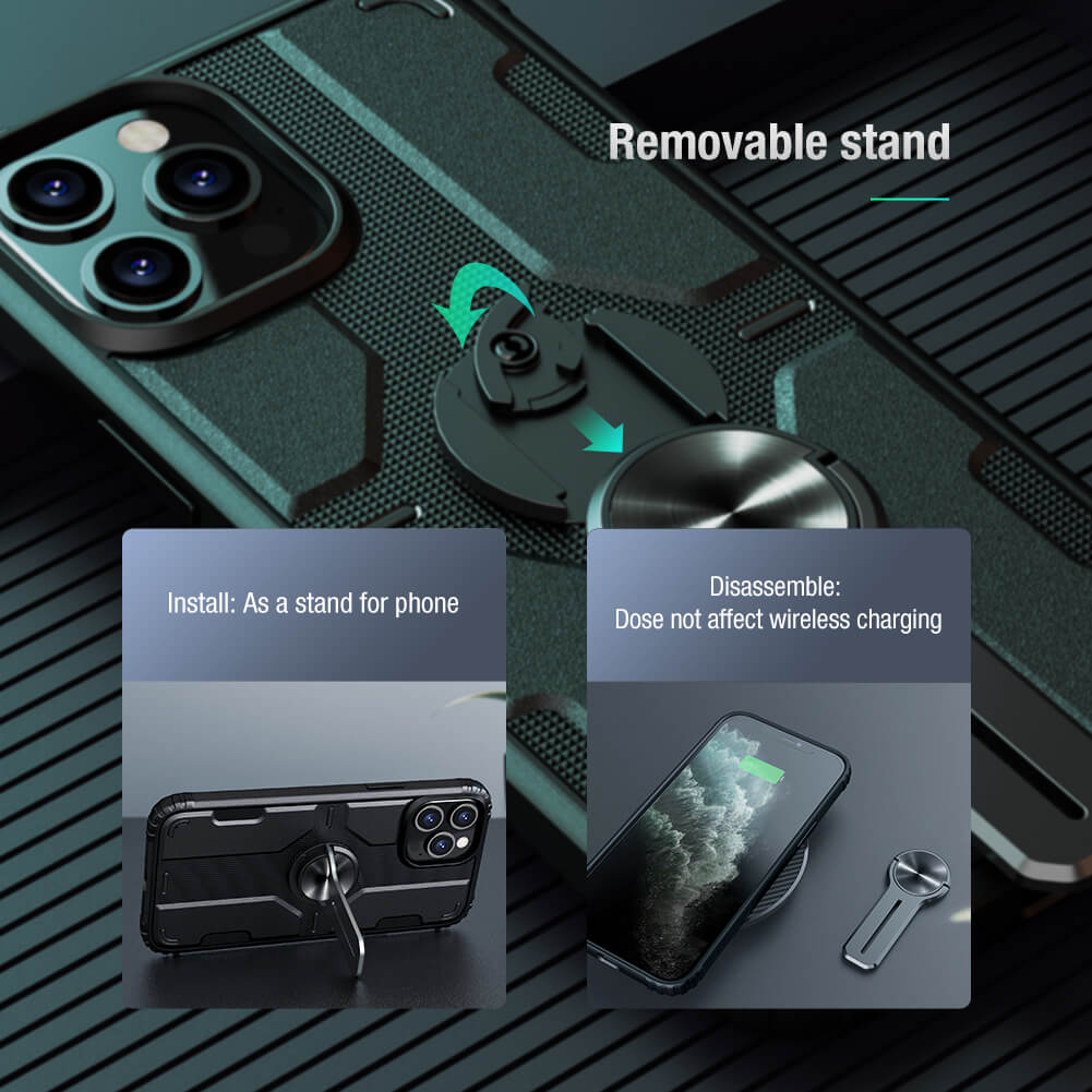 قاب محافظ استند دار نیلکین اپل Nillkin Medley hard case for Apple iPhone 12 Pro Max