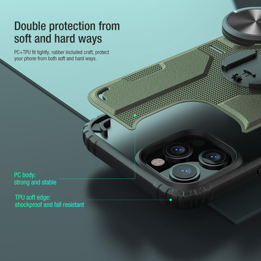 قاب محافظ استند دار نیلکین اپل Nillkin Medley hard case for Apple iPhone 12 Pro Max