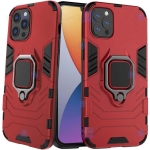 قاب محافظ ضد ضربه انگشتی اپل Ring Holder Iron Man Armor Case Apple iPhone 12 Pro Max